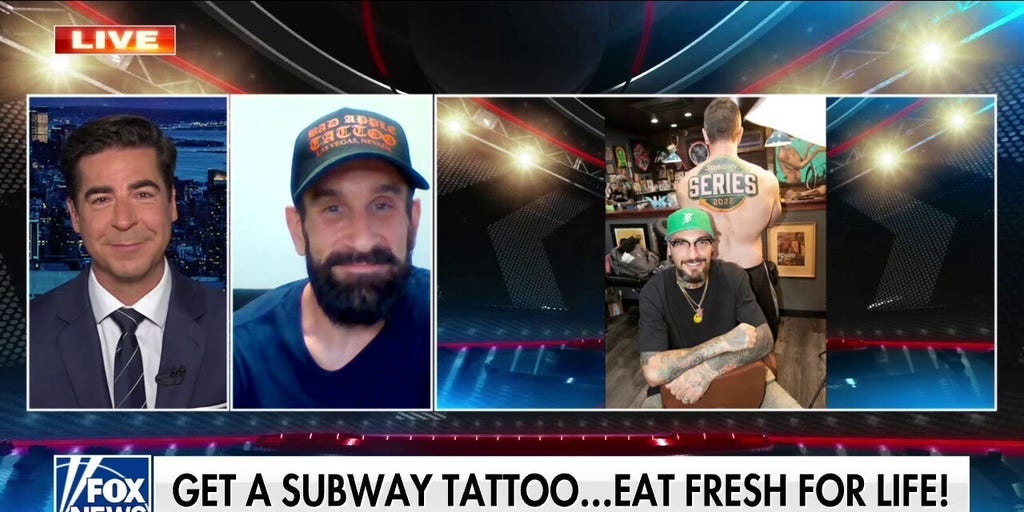 Subway fanatic gets free sandwiches forever after getting a footlong tattoo